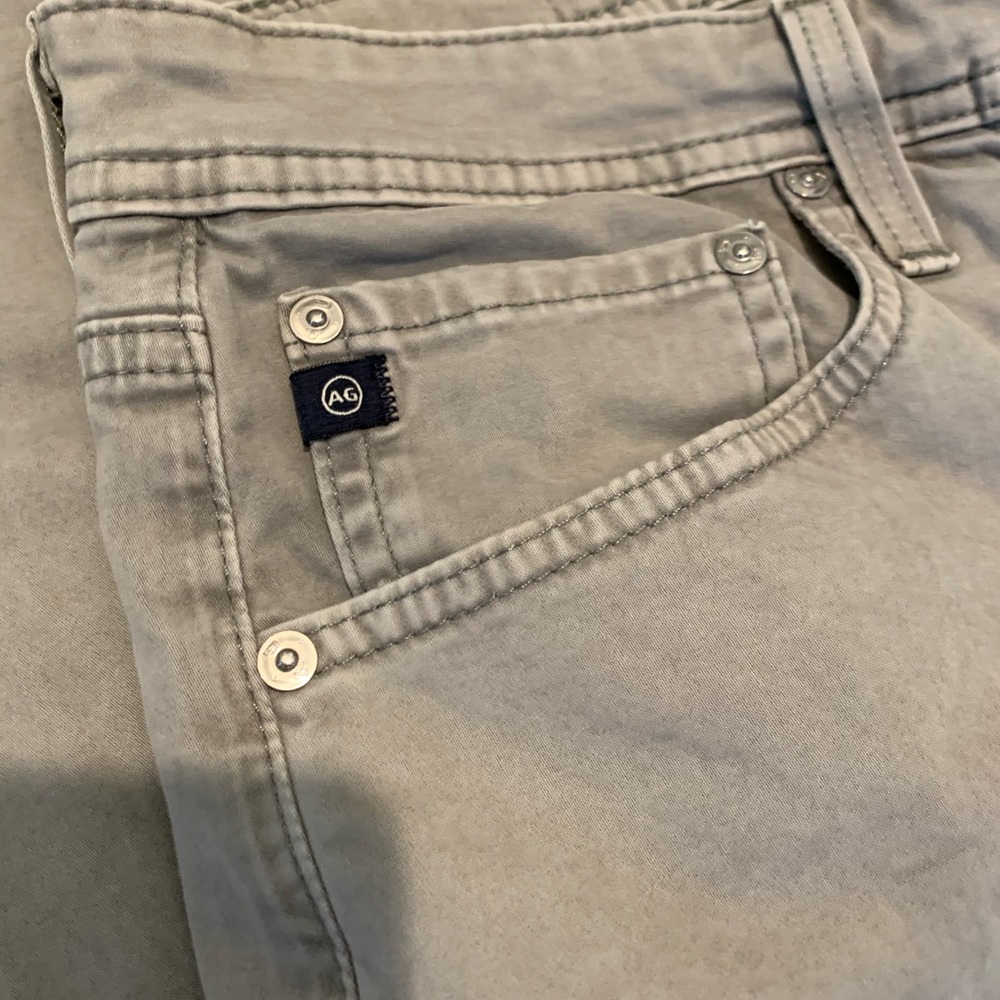 AG Jeans the Everett super-soft light grey pants